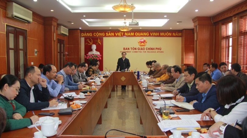 thu-truong-bo-noi-vu-vu-chien-thang-chu-tri-cuoc-hop-voi-cac-nganh-chuc-nang-va-giao-hoi-phat-giao-viet-nam-ve-viec-ruoc-va-trung-bay-xa-loi-toc-duc-phat-tai-chua-ba-vang-thanh-pho-uong-bi-tinh-quang-ninh