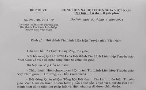 van-ban-ve-viec-chap-thuan-hien-chuong-cua-hoi-thanh-tin-lanh-lien-hiep-truyen-giao-viet-nam