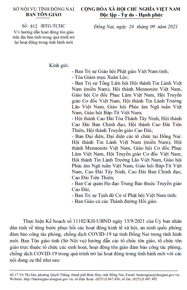 huong-dan-hoat-dong-ton-giao-trong-tinh-hinh-moi-tai-dong-nai
