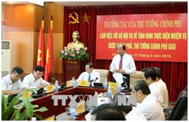 To_cong_tac_cua_Thu_tuong_kiem_tra_viec_thuc_hien_nhiem_vu_tai_Bo_Noi_vu