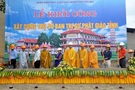 Khoi_cong_xay_dung_tru_so_Ban_Tri_su_Giao_hoi_Phat_giao_Viet_Nam_tinh_Yen_Bai
