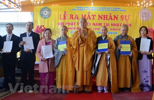 Hoi_Phat_tu_Viet_Nam_tai_Nhat_Ban_ra_mat_nhan_su_nhiem_ky_thu_hai