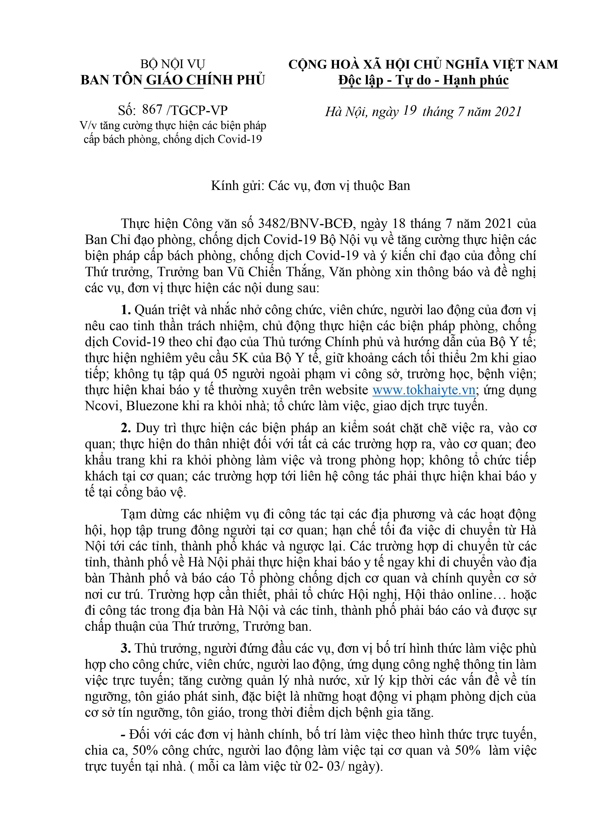 ban-ton-giao-chinh-phu-tang-cuong-thuc-hien-cac-bien-phap-cap-bach-phong-chong-dich-covid-19