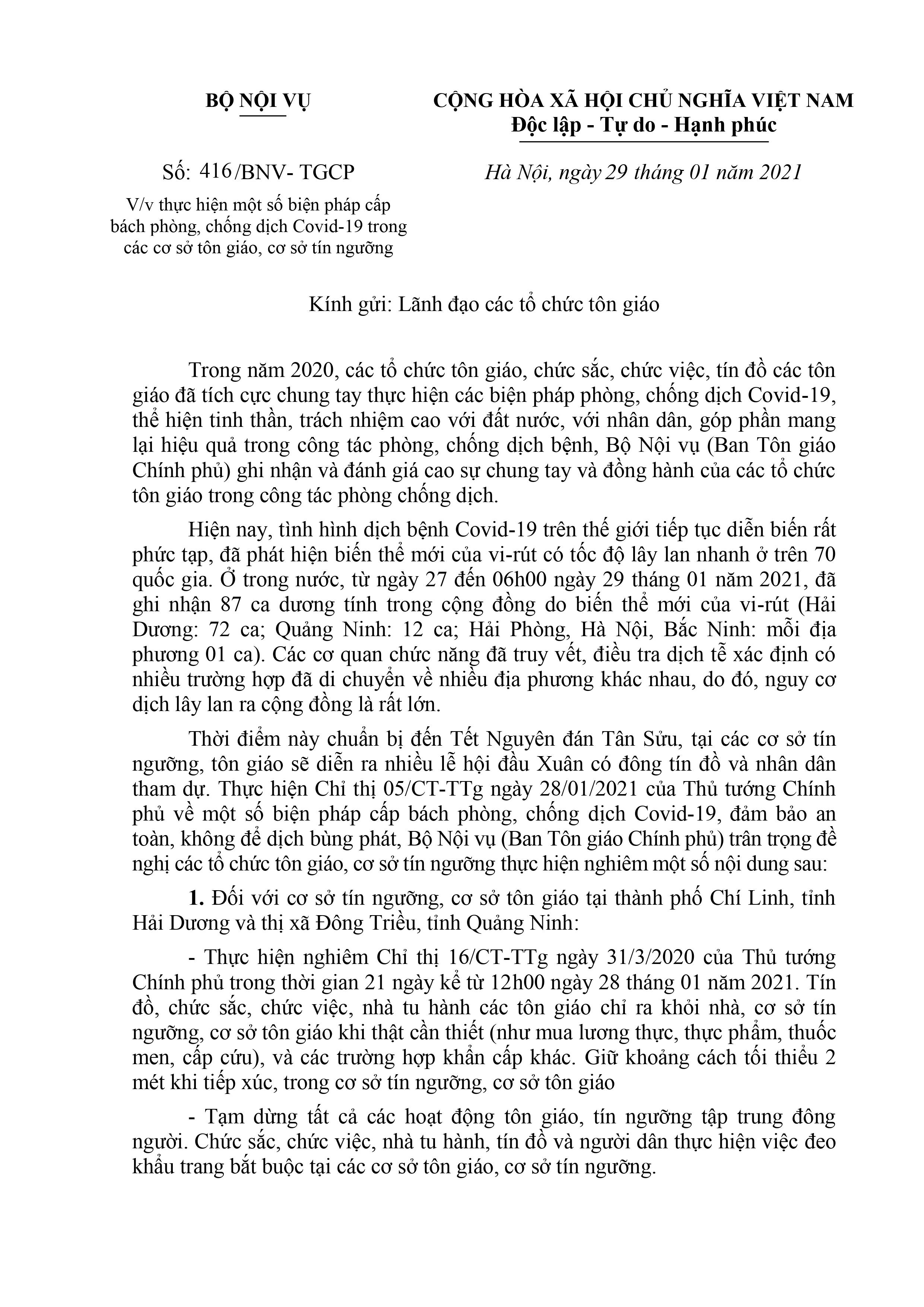 thuc-hien-mot-so-bien-phap-cap-bach-phong-chong-dich-covid-19-trong-cac-co-so-ton-giao-co-so-tin-nguong